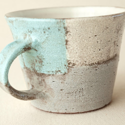 【マグカップ　200】　ブルー×グリーン　200ｃｃ　陶器 5枚目の画像