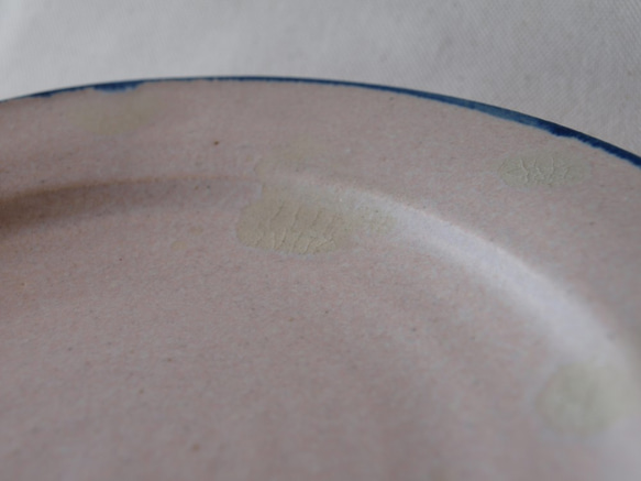 【ピンク　お皿 】 　陶器　　21ｃｍ 5枚目の画像