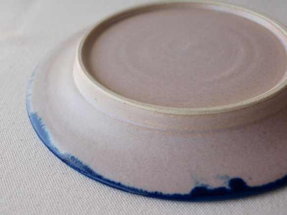 【ピンク　お皿 】 　陶器　　21ｃｍ 6枚目の画像