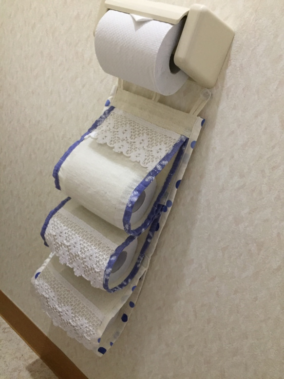 トイレットペーパーホルダー3個“清潔感” バス・トイレ・洗面用品