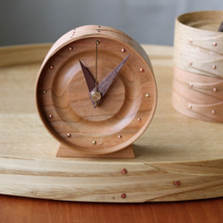 送料無料】明智光秀 家紋壁掛け時計【桔梗】戦国 戦国武将シリーズ