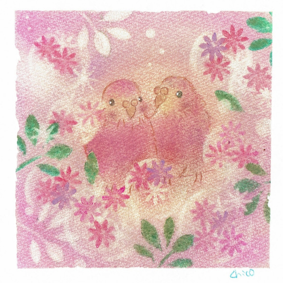 「Lovely Bird」原画 1枚目の画像