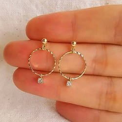 simple ring ピアス 2枚目の画像