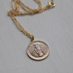 【k14gf】メダイネックレスM〈194〉アンティーク　ヴィンテージ　コイン 2枚目の画像
