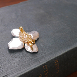 broach〈antique flower〉 3枚目の画像