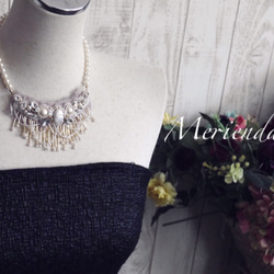 necklace〈099〉vintage lace1920 2枚目の画像