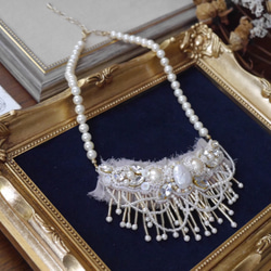 necklace〈099〉vintage lace1920 3枚目の画像