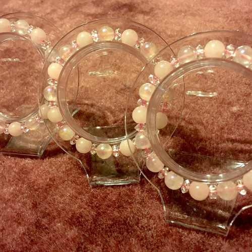 恋愛成就♡ローズクオーツブレスレット ブレスレット HAL 恋愛成就♡ローズクオーツブレスレット ブレスレット HAL