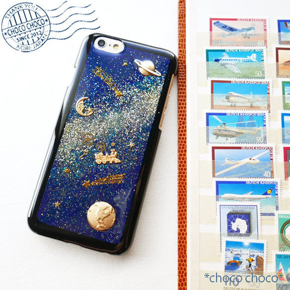 【已完成商品* iPhone 7/8】Starry Sky iPhone手機殼*太空旅行 第1張的照片