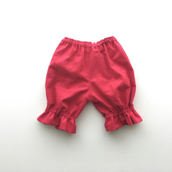 蓬鬆的褲子紅色 第4張的照片