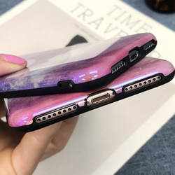 iphoneXS XR Max対応 宇宙 キラキラ 6,7,8,7plus,8plus,6splus,6s,6splus 4枚目の画像