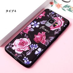 バラ 薔薇 花柄 iphone/Galaxy s9/s9plus/S8/S8plus/S7/S7edge/note8 5枚目の画像
