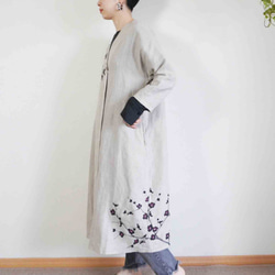 亞麻布 / Haori Beige &lt;Sumiume&gt; 第5張的照片