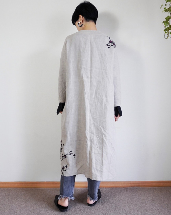 亞麻布 / Haori Beige &lt;Sumiume&gt; 第6張的照片