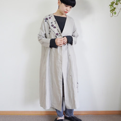 亞麻布 / Haori Beige &lt;Sumiume&gt; 第9張的照片