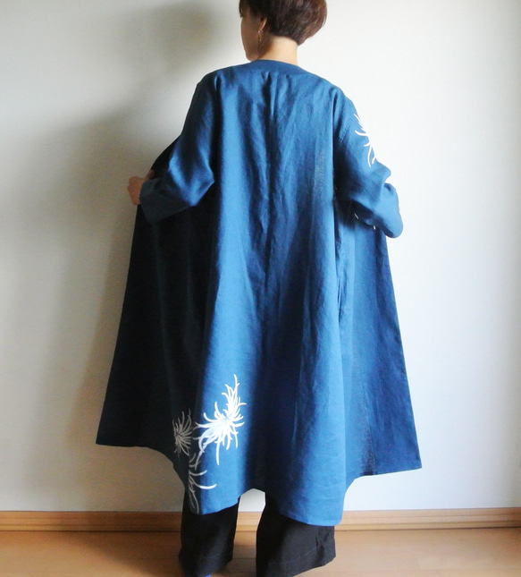 亞麻外罩、亂菊 第4張的照片