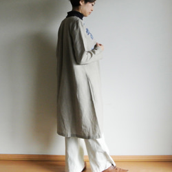 亞麻外套連衣裙Sarasa / Lotus 第4張的照片