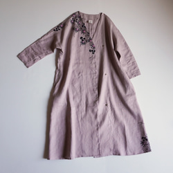 Linen / Haori Dull Pink &lt;海底植物&gt; 第5張的照片