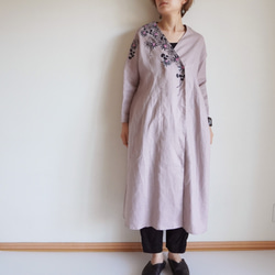 Linen / Haori Dull Pink &lt;海底植物&gt; 第6張的照片