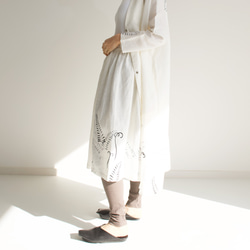 褶皺裙白&lt;蕨齒/ warabi&gt; 第2張的照片
