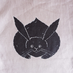手提包包 暗粉色 正對兔子 第2張的照片