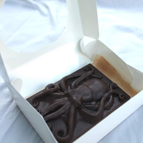 タコの板チョコ チョコレート LINOCONA 通販 5213545｜Creema