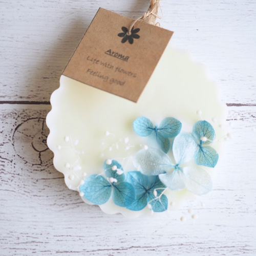 アロマワックスサシェ春❁⃘*.゜ブルー 香り選べる♪アロマワックス