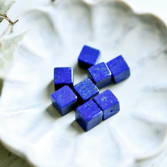 Cube Lapis Lazuli 項鍊 12 月生日石 幸運成功 幸運 UP！ 第4張的照片
