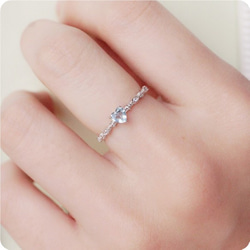 アクアマリン♡カクカクハート♡No.2105 アクアマリン♡カクカクハート♡No.2105