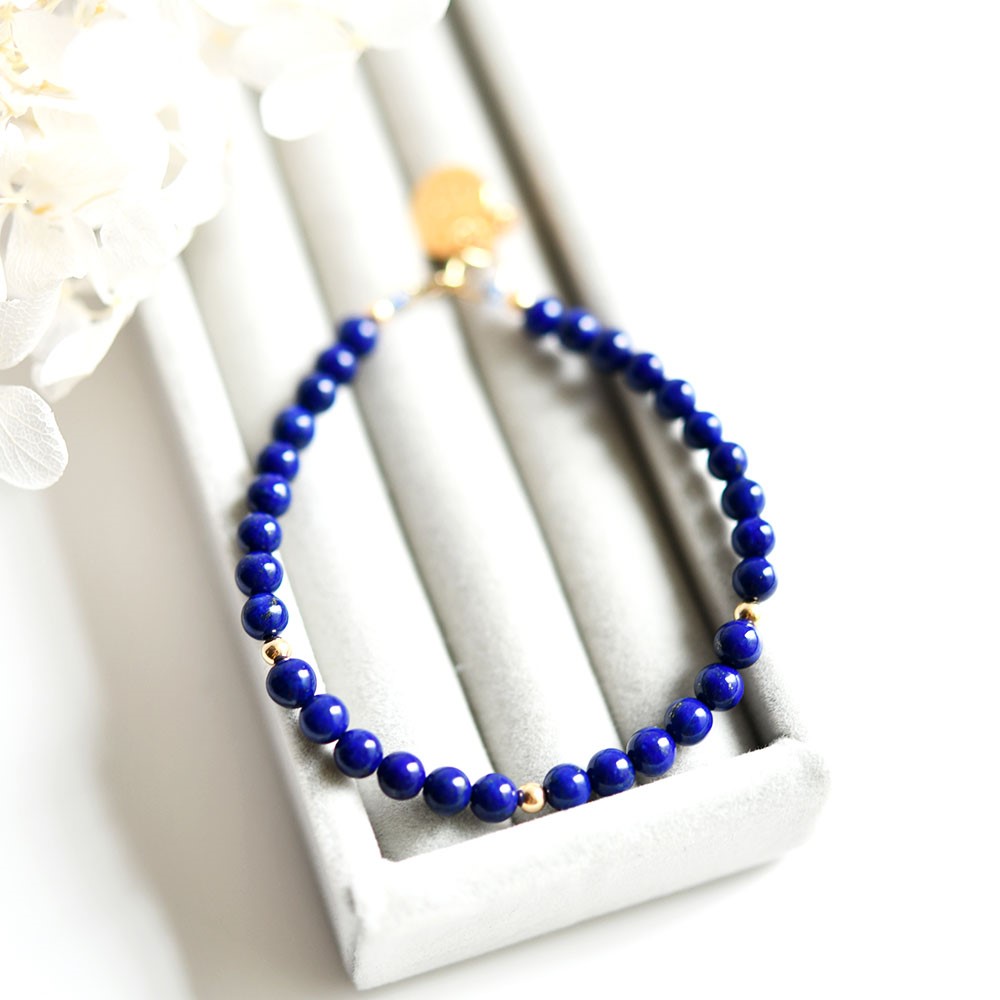 幸運 成功運UP 5Aランク ラピスラズリのブレスレット 幸運 成功運UP! 12月誕生石