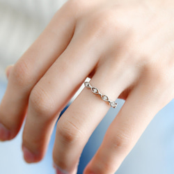 COOL Zirconia Ring Ring Pinky Ring Phalange Ring 可疊戴 ~ 第8張的照片