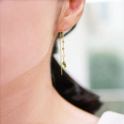 橄欖石美國耳環八月生日石耳環已接受 第10張的照片