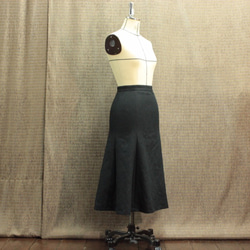 一個單點產品系列全棉提花喇叭裙黑色尺寸修復可能的&lt;&lt;免費送貨&gt;&gt; 第4張的照片