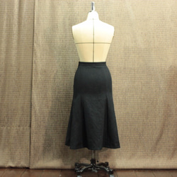 一個單點產品系列全棉提花喇叭裙黑色尺寸修復可能的&lt;&lt;免費送貨&gt;&gt; 第7張的照片