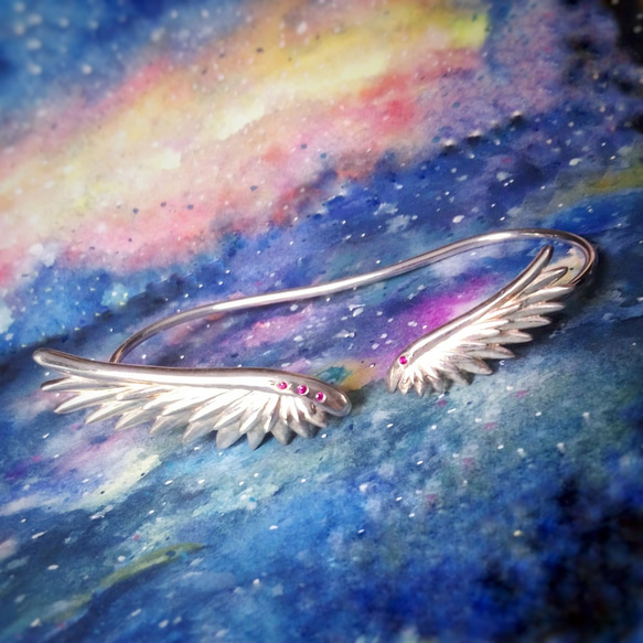 Flying Wing Silver Hand Bracelet 2枚目の画像