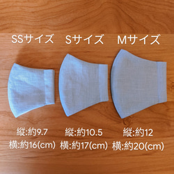 【日本製】柴犬とお寿司のマスク（SSサイズ/幼児向けサイズ） 4枚目の画像