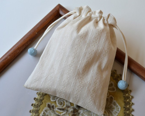 rui様　確認用　いちご　ブルー　レース　巾着袋　ティッシュ　オーダー rui様確認用いちごブルーレース巾着袋ティッシュオーダー