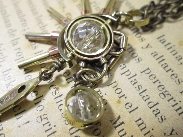 電氣ヱンドルフィン Wheel of Fortune ネックレス Wheel of Fortuneネックレス 水晶 ネックレス・ペンダント 電氣