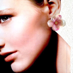 flower earring 3枚目の画像