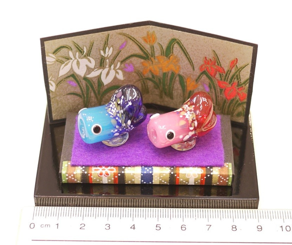 再販　ガラスの鯉のぼり　端午の節句　五月飾り 2枚目の画像