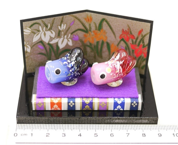 ガラスの鯉のぼり　端午の節句　五月飾り 2枚目の画像