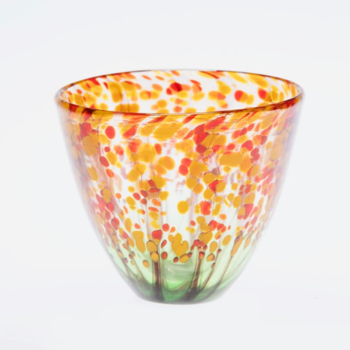 浔一・花语杯-フラミンゴレッド]台湾オリジナル/ハンドメイド/吹き