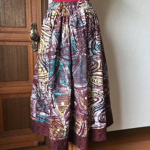 ろうけつ染 大判 布 アフリカ ナイジェリア ヨルバ ろうけつ染 大判 布 アフリカ ナイジェリア ヨルバ