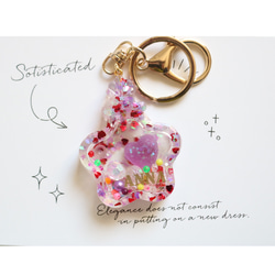 シャカシャカキーホルダー♡お客♡オーダー品 オーダー品 推し活キーホルダー ＊ シャカシャカ シェイカー