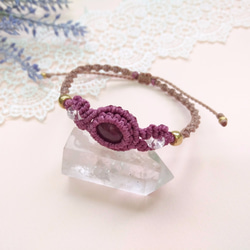 【Buho Craft】Ruby Macrame Bracelet 4枚目の画像