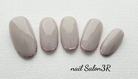 プロネイリストが作るネイルチップ【送料無料】#つけ爪#シンプル