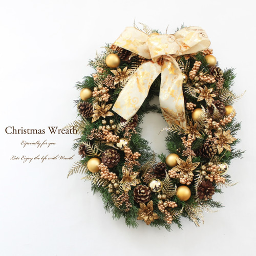 クリスマスリース 特大 70cm クリスマスリース（特大サイズ）