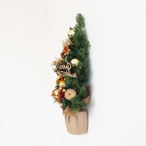 壁に掛けるクリスマスツリー「送料無料」リースタイプのクリスマス