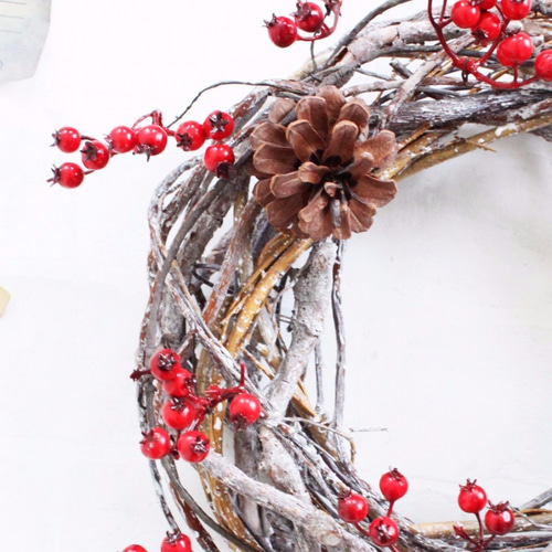 サンキライリース Creema限定>【送料無料】サンキライリース アーティフィシャルフラワー