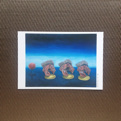 ポストカード ヤドカリの絵５枚セット 3枚目の画像